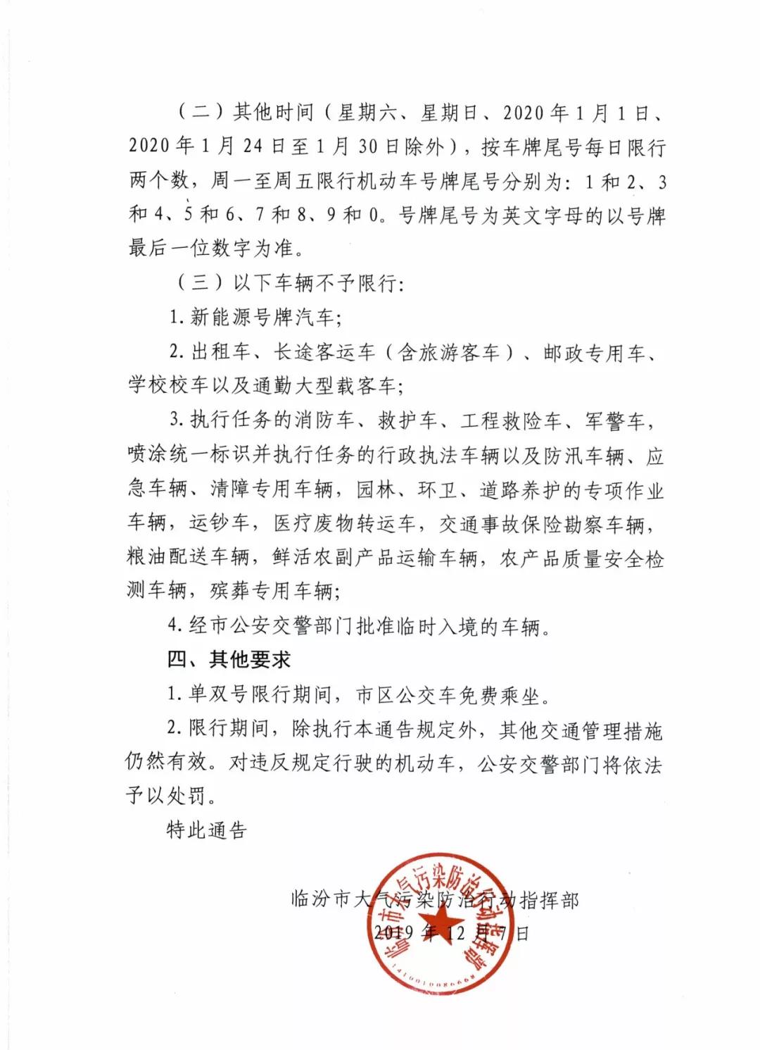 臨汾限號政策最新消息2017年解讀
